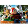 Gyerek uzsonnás doboz BLUE FUNNY MONSTERS 625 ml, 6 rekeszes, kék, Yumbox