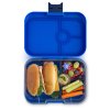 Gyerek uzsonnás doboz PANINO NEPTUNE BLUE 750 ml, 4 rekeszes, kék, Yumbox