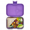 Gyerek uzsonnás doboz PANINO DREAMY PURPLE PANDA 750 ml, 4 rekeszes, Yumbox