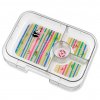 Gyerek uzsonnás doboz PANINO DREAMY PURPLE PANDA 750 ml, 4 rekeszes, Yumbox