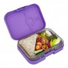 Gyerek uzsonnás doboz PANINO DREAMY PURPLE PANDA 750 ml, 4 rekeszes, Yumbox