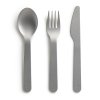 Utazó evőeszköz készlet BASICS TO GO, 3 db, rozsdamentes acél, Lékué
