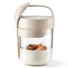 189479 svacinovy box jar to go organic 400 ml kremova lekue