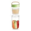 Üveg uzsonnás doboz JAR TO GO 600 ml zöld, Lékué
