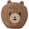 Játéktároló kosár LILU 28 cm, rattan, Bloomingville