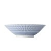 Ramen tál RADIATING LINES BLUE & WHITE 25 cm, 900 ml, MIJ