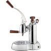 Karos kávéfőző STRADIVARI EUROPICCOLA ezüst, fa fogantyúval, La Pavoni
