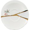 Kávéscsésze csészealjjal KINTSUGI 3, fehér, Seletti
