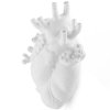 Váza LOVE IN BLOOM 60 cm, fali, fehér, Seletti