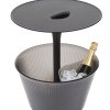 Oldalasztal PICK-UP 49 cm, fekete, Alessi