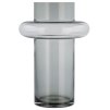 Váza TUBE 30 cm, füstölt üveg, Lyngby Glas