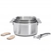 Pot ALCHIMY LOQY 16 cm, ezüst, rozsdamentes acél, de Buyer
