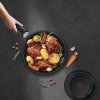 Edénykészlet INGENIO BLACK STONE L3998802, szett 8, fekete, alumínium, Tefal