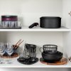 Edénykészlet INGENIO BLACK STONE L3998802, szett 8, fekete, alumínium, Tefal
