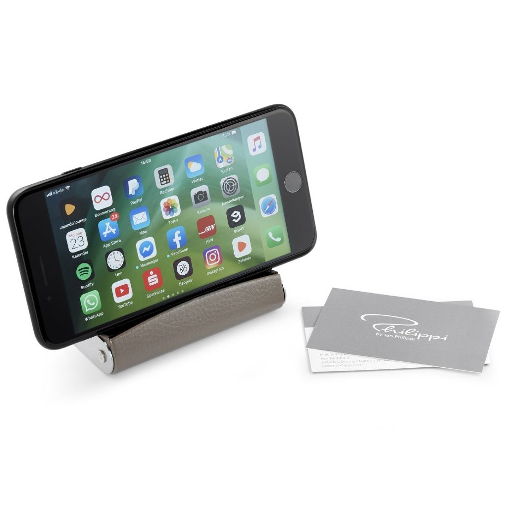Business card holder DION 10 cm, taupe, Philippi ✓ 23,90 € ⭕ Kulina