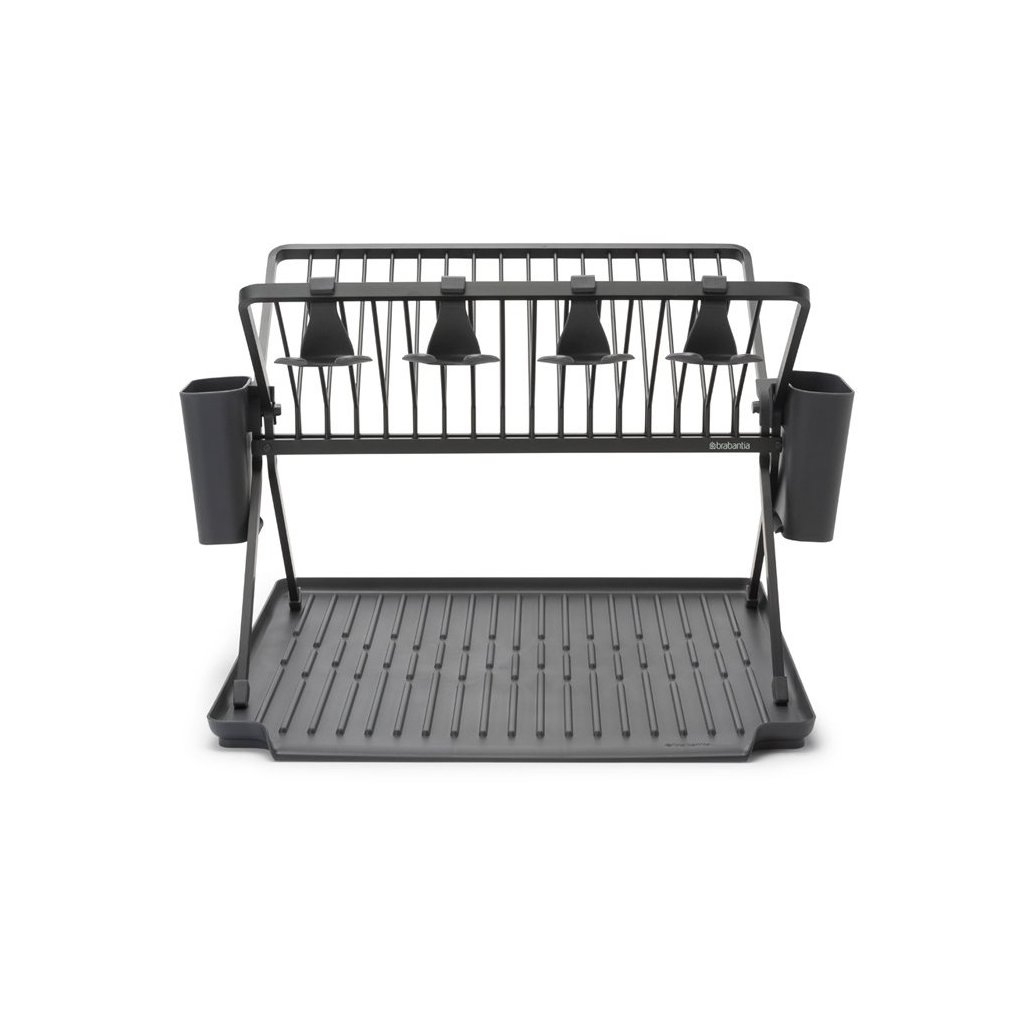 Dish drying rack 51 cm foldable grey Brabantia 69 12 Kulina