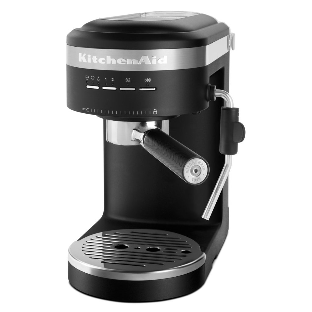 Semi automatic coffee machine 5KES6403EBM matt black KitchenAid 355 Kulina