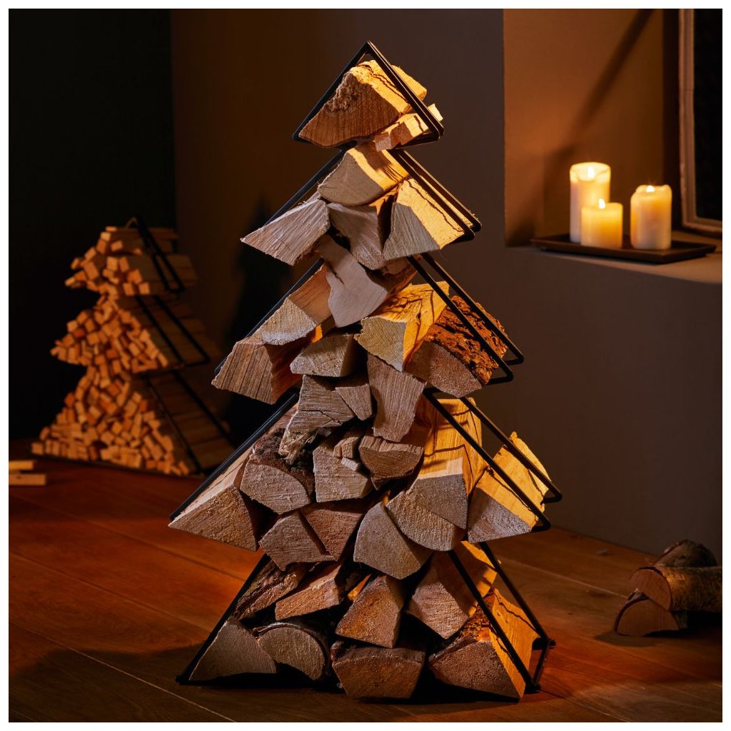 Log rack TOBAGO 89 cm, black, steel, Philippi ✓ 162 € ⭕ Kulina