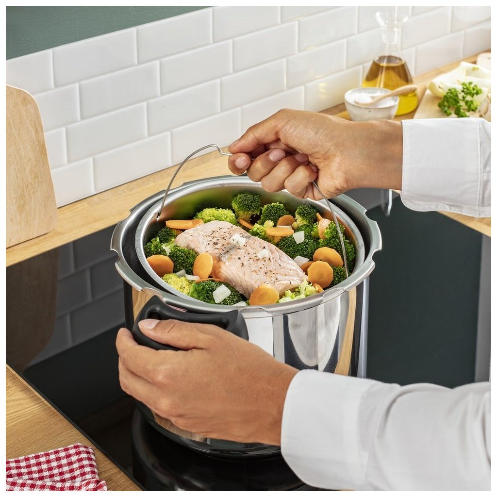 Pressure cooker CLIPSO MINUT EASY P4624967 9 l stainless steel Tefal 161 Kulina