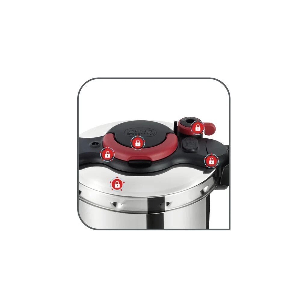 Pressure cooker CLIPSO MINUT EASY P4624967 9 l stainless steel Tefal 161 Kulina