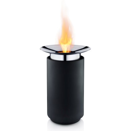 Gel candle holder LUNA 24 cm, black, Blomus