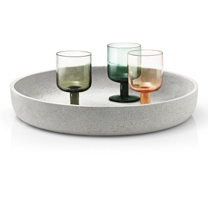 Decorative bowl MOON, ⌀ 40 cm, light grey, Blomus