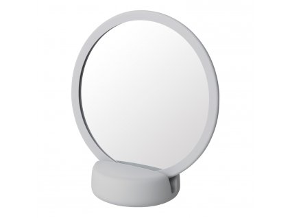 Cosmetic mirror SONO, light grey, Blomus