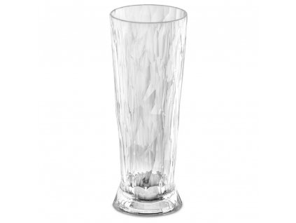 Plastic beer glass CLUB NO.11, 500 ml, crystal clear, Koziol 