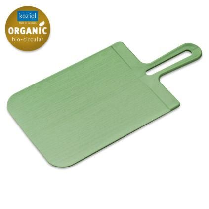Cutting board SNAP S, folding, leaf green, plastic, Koziol