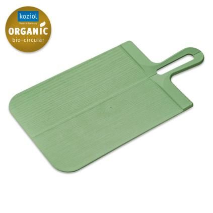 Cutting board SNAP L, foldable, leaf green, plastic, Koziol