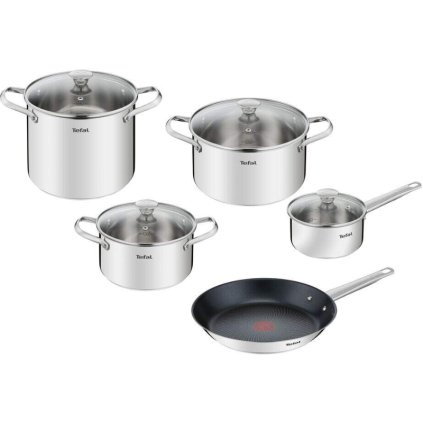 Cookware set COOK EAT B922S955,9 pcs, Tefal 