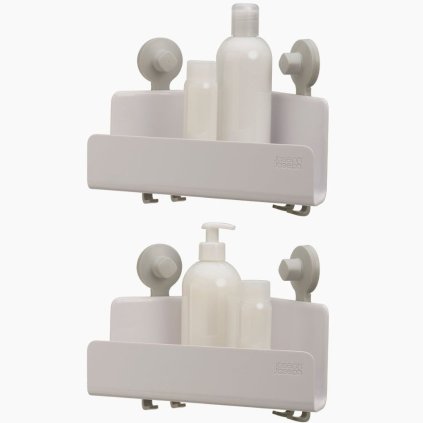 Shower shelf EASYSTORE 70550, set of 2 pcs, white, Joseph Joseph