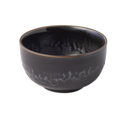 Serving bowl MATT & SHINY BLACK 13 cm, 400 ml, MIJ 