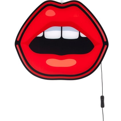  LED wall decoration JOB-BLOW MOUTH 47 cm, Seletti 