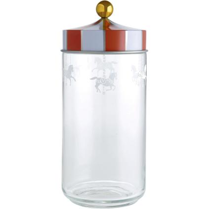 Kitchen stroage jar CIRCUS, 1,5 l, clear, Alessi
