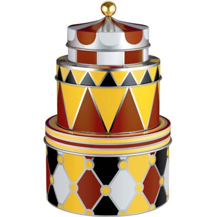 Kitchen stroage jar CIRCUS, set of 3 pcs, multi-coloured, Alessi
