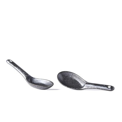 Japanese spoon 15 cm, black matt, MIJ
