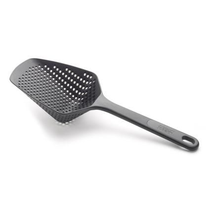Colander spoon SCOOP L, black, Joseph Joseph