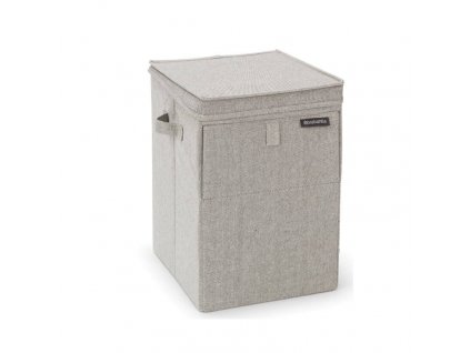 Laundry bag 35 l, stackable, light grey, Brabantia