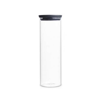 Kitchen storage jar 1.9 l, stackable, glass, Brabantia