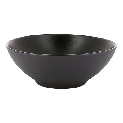 Deep plate EQUINOXE 15 cm, matt black, REVOL