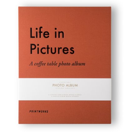 Photo album LIFE IN PICTURES, orange, Printworks