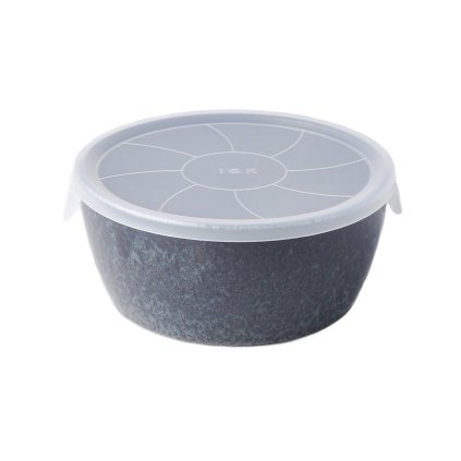 Dining bowl BB BLACK 13 cm, 460 ml, with a lid, MIJ