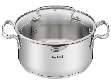 Casserole pot DUETTO+ G7194455 20 cm, 3 l, with lid, Tefal