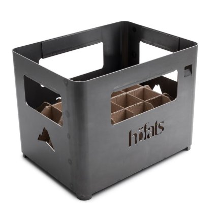 Fire pit and beverage crate 2in1 BEER BOX 38 × 28 × 30 cm, Höfats