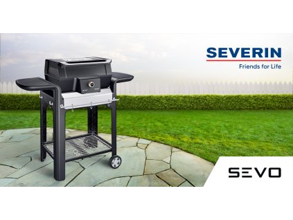 Electric grill PG 8107 SEVO GTS, 3000 W, Severin