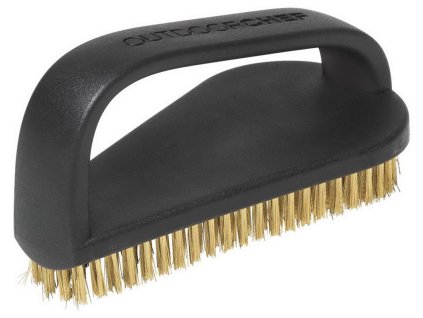 Grill brush, brass, Outdoorchef