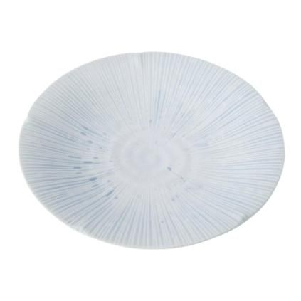 Side plate ICE BLUE 22 cm, blue, MIJ