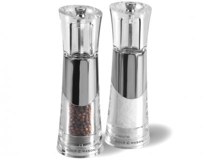 Electric salt and pepper mill set BOBBI 18,5 cm, Cole & Mason