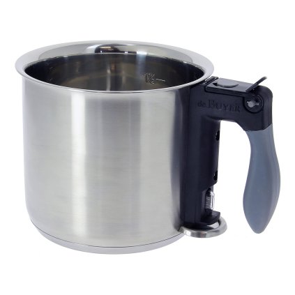 Milk pot 16 cm, double-walled, de Buyer